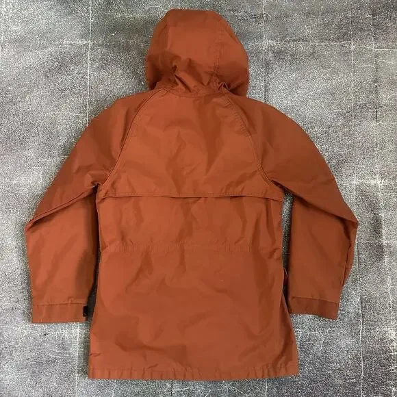 Men's Vintage 70's REI USA Burnt Orange Mountain Hooded Parka Zip Up Jacket Sz S - Picture 4 of 4